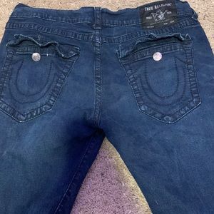 Size 36 Dark blue true religion jeans.